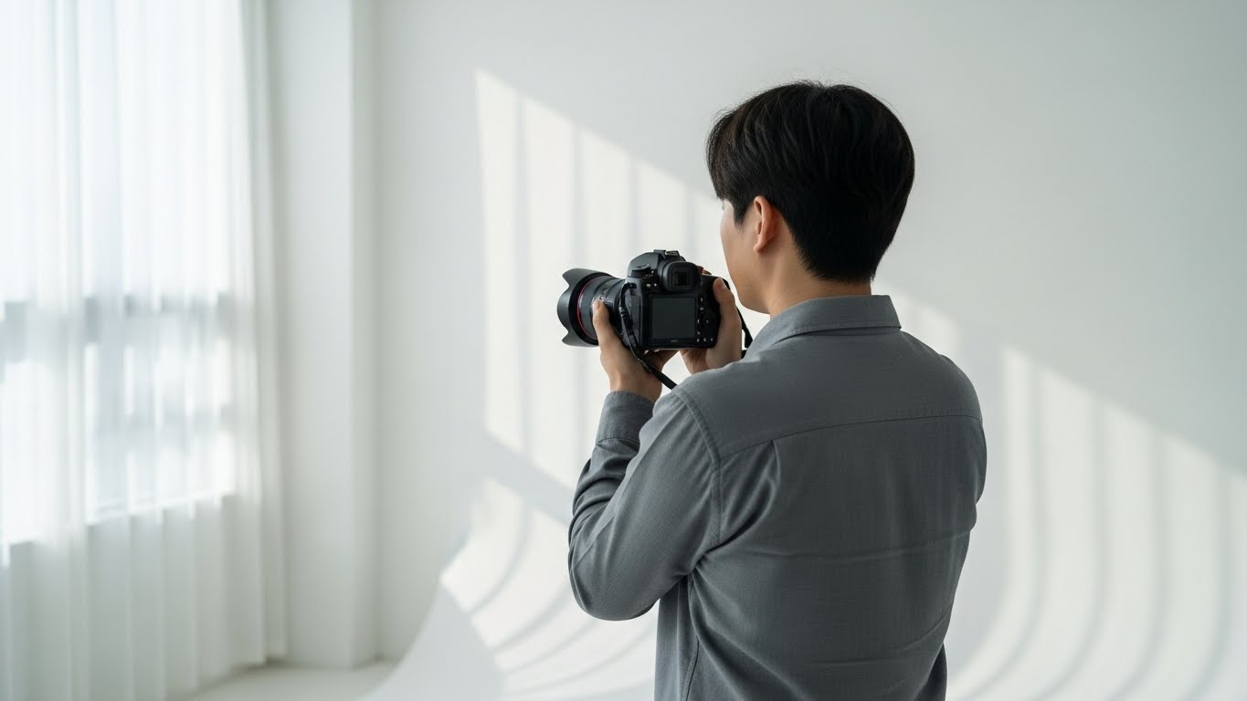 스튜디오 촬영 현장